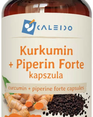 Caleido Kurkumin+Piperin forte kapszula 380mg kurkumin + 2,375mg piperin