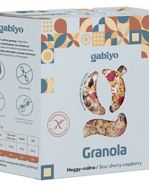 Gabiyo Granola Meggy-málna 275g