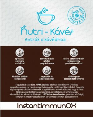 Nutri-Kávé instant kávéval 180g InstantimmunOX