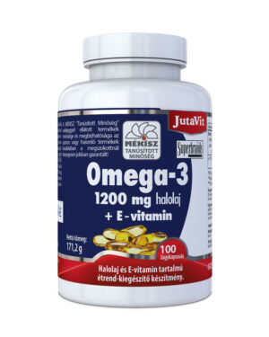JutaVit Omega-3 Halolaj 100x1200mg+E vitamin lágykapszula