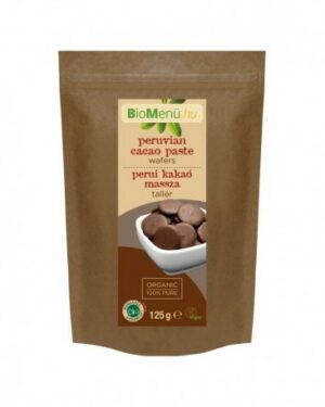 BIO Kakaómassza tallér perui 125g BioMenü