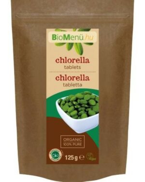 BIO Chlorella alga tabletta 125g BioMenü
