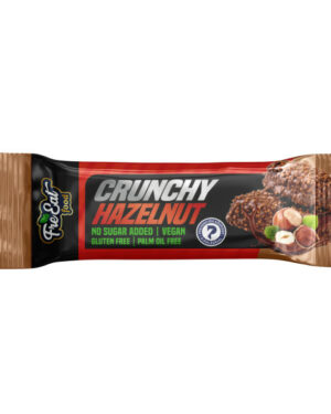 FreEat Food Crunchy Hazelnut 30g török mogyorós szelet törökmogyoróval szórva