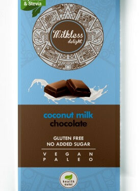 Kókusztejes csokoládé 80g Milkless Delight