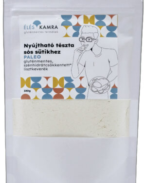 Éléskamra Nyújtható tészta sós sütikhez CH csökkentett lisztkeverék 180g (Paleo)