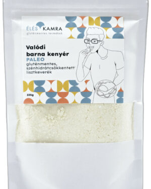 Éléskamra Valódi barna kenyér szénhidrát csökkentett lisztkeverék 235g (Paleo)