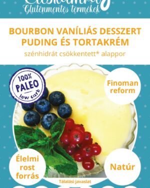 Éléskamra Bourbon vaníliás puding és tortakrém alappor CH csökkent 60g (Paleo