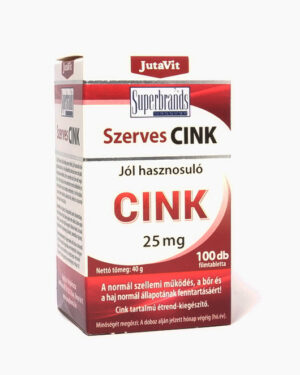 JutaVit Szerves Cink 100x25mg filmtabletta