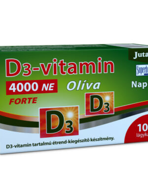 JutaVit D3-vitamin Olíva 100x4000NE lágykapszula