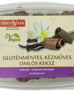 Kakaós-vaníliás omlós keksz 180g Tiszta Ízek gluténmentes, kézműves