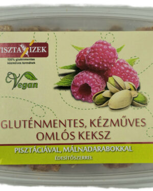 Omlós keksz pisztáciával málnadarabokkal 180g Tiszta Ízek gluténmentes, kézműves