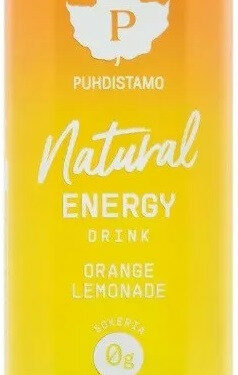 Puhdistamo Natural energy 330ml narancs- limonádé ízű természetes energiaital