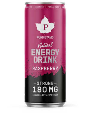 Puhdistamo Natural energy 330ml málna ízű természetes energiaital