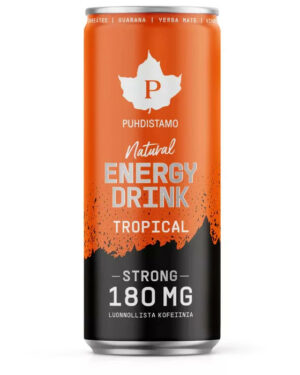 Puhdistamo Natural energy 330ml trópusi nektarin-mangó természetes energiaital