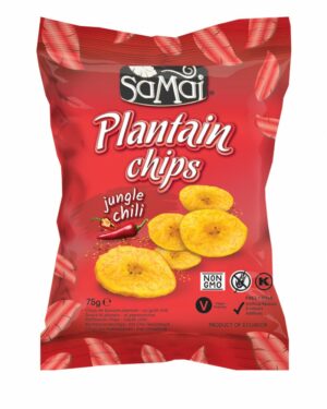 SAMAI Plantain chips csípős chilli 75g főzőbanán