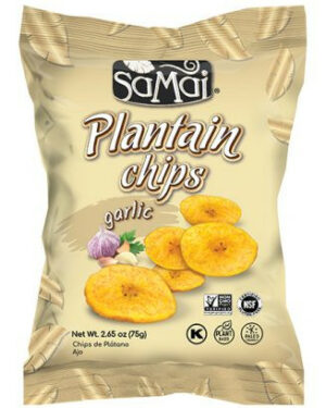 SAMAI Plantain chips fokhagymás 75g főzőbanán