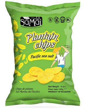 SAMAI Plantain nagy chips tengeri sós 142g főzőbanán