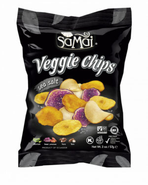 SAMAI Veggie chips tengeri sós 57g Rainforest vegyes zöldség