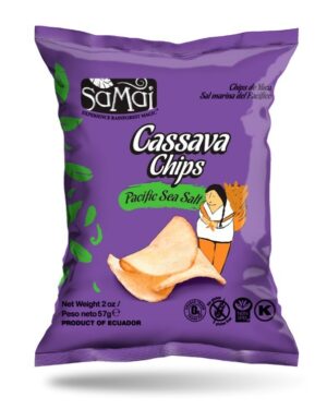 SAMAI Cassava chips tengeri sós 57g manióka