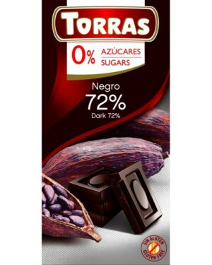 Torras Étcsokoládé 72% kakaóval 75g