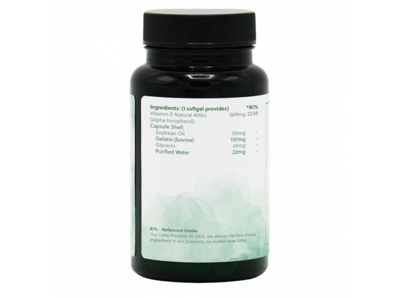 G&G E vitamin 400NE 90db lágyzselatin