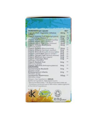 G&G Kids Rainbow food organikus multivitamin gyerekeknek 120db kapszula
