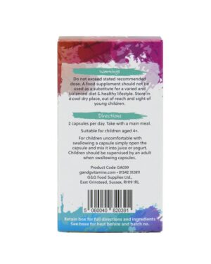 G&G Kids Rainbow food organikus multivitamin gyerekeknek 120db kapszula