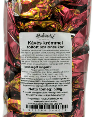 Paleolit Kávés szaloncukor 500g krémmel töltve