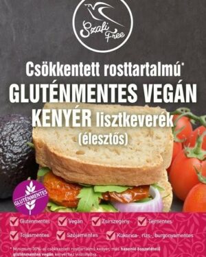 Szafi Free Gluténmentes vegán kenyér lisztkev. 1kg csökkentett rosttartalmú