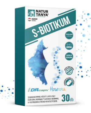 Natur Tanya® S-BIOTIKUM – HOWARU® liofilizált élőflórával 30db kapszula
