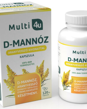 Multi 4u D-mannose kapszula aranyvessző kivonattal 120db