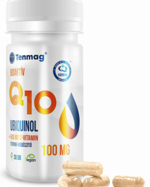 Tenmag Bioaktív Q10 Ubiquinol 30db kapszula C-vitaminnal