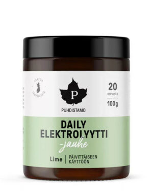 Puhdistamo Daily elektrolyytti 100g lime ízű napi elektrolit italpor