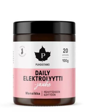 Puhdistamo Daily elektrolyytti 100g eper ízű napi elektrolit italpor