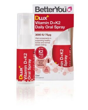 BetterYou D3 + K2 vitamin szájspray 12ml Dlux 30 napi adag