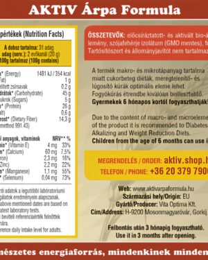 AKTIV Árpa Formula (620g)